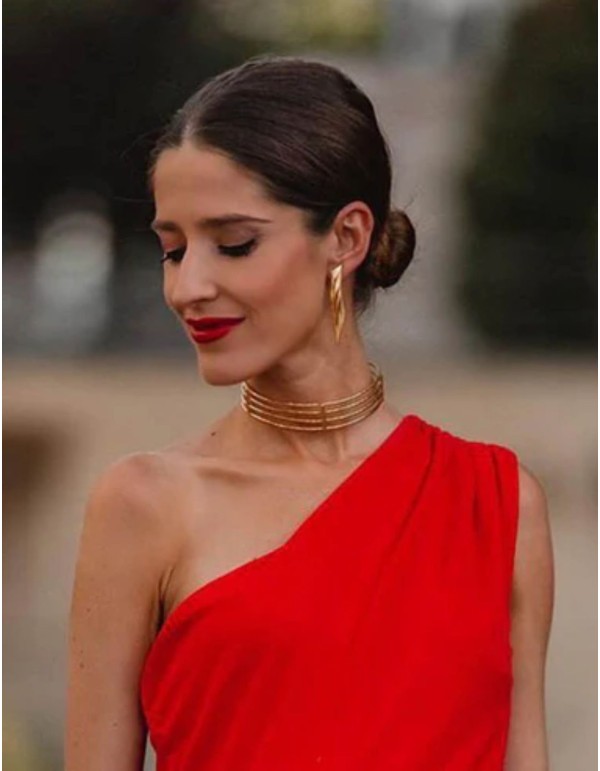 Choker rígido dorado para ivnitada