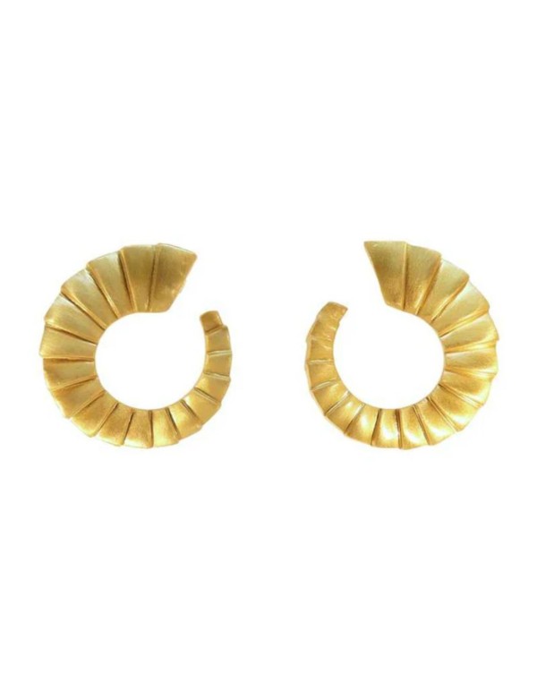 Pendientes de espiral escalonada elegantes 2