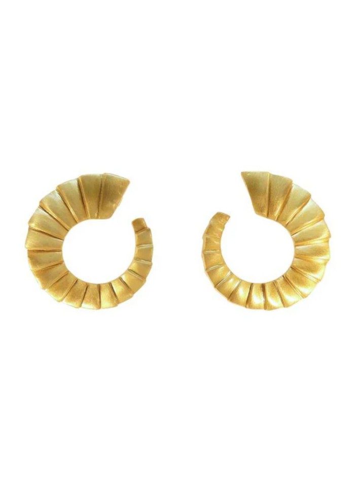 Elegant Staggered Spiral Earrings