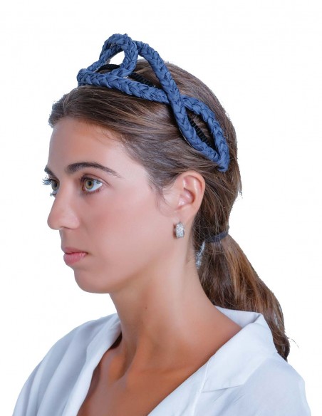 Marine cross-braided headband