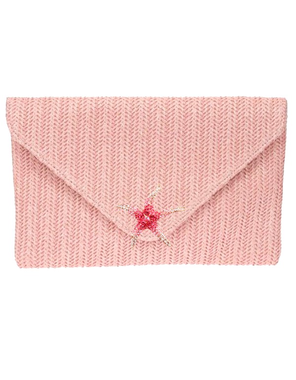 Bolso sobre de fiesta con estrella de strass Lauren Lynn London Accessories - 1 2