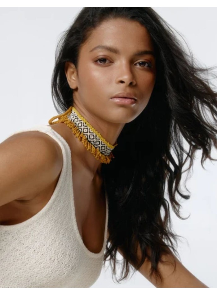 Choker artesanal tejido a mano