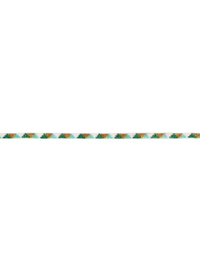Choker artesanal de cuentas de cristal japonés