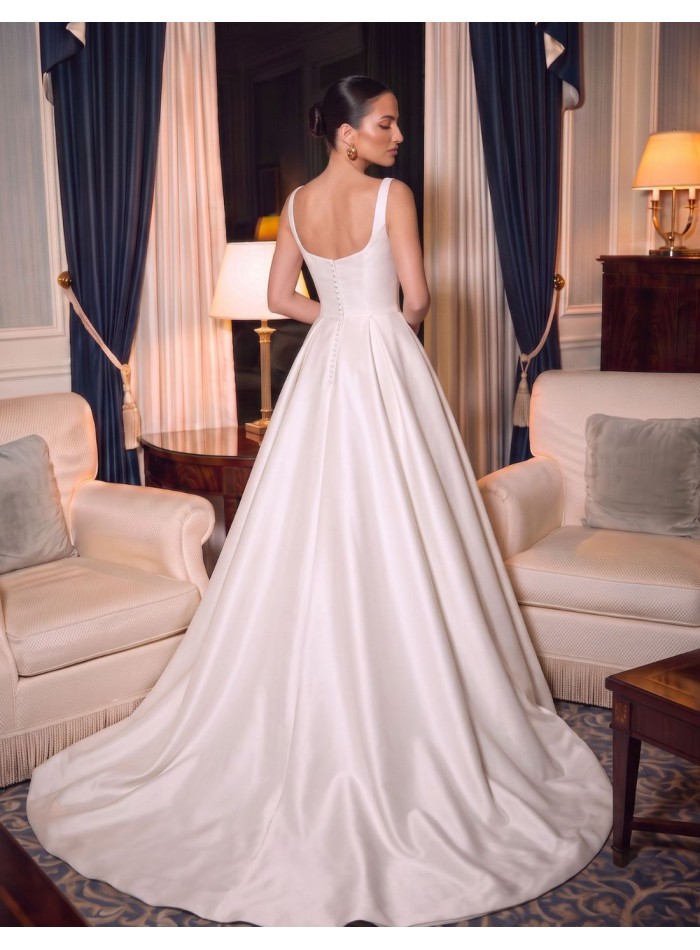 Robe de style princesse en mikado