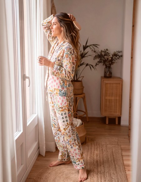 pijama de mujer de algodon organico perfecto para regalar, comodo y economico
