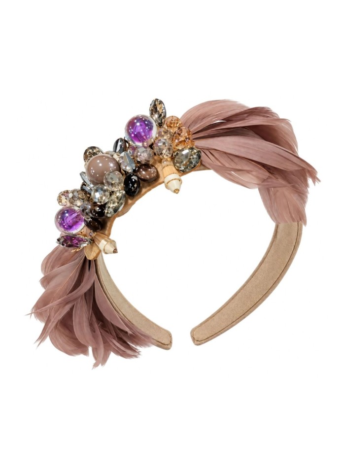 Diadema para invitada con detalles