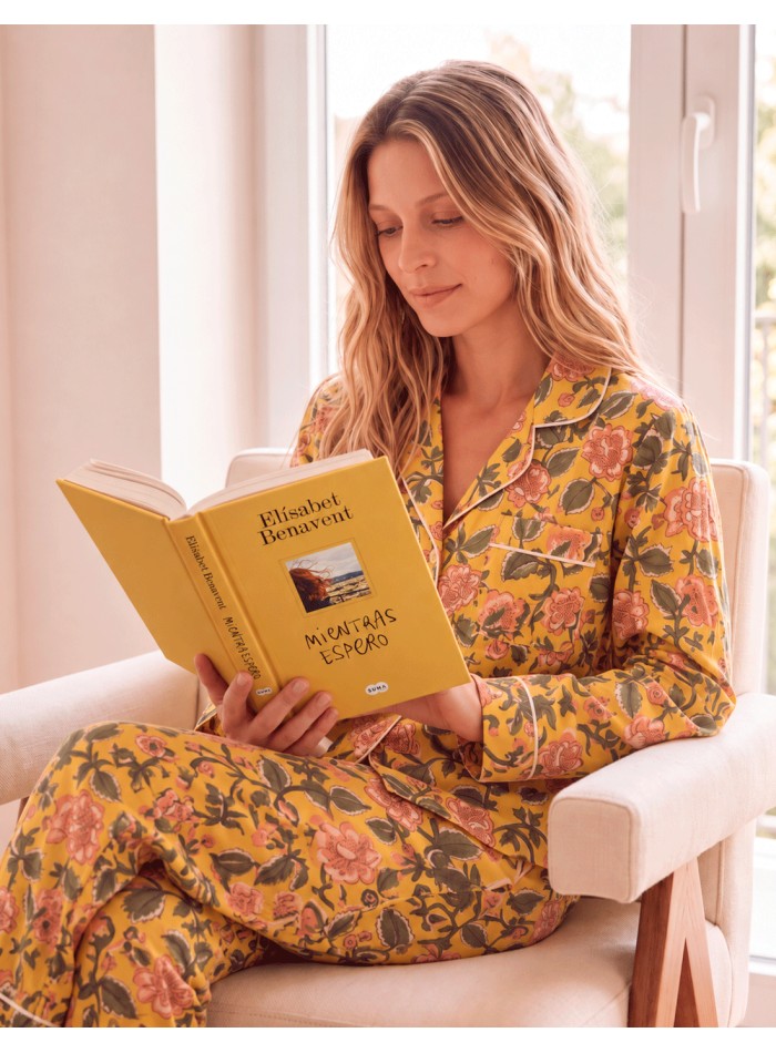 Handmade yellow cotton pajamas