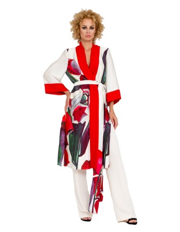 Party jacket with kimono design at INVITADISIMA by Nuribel Collection