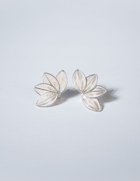 Pendientes de plata para invitadas con forma de paipai