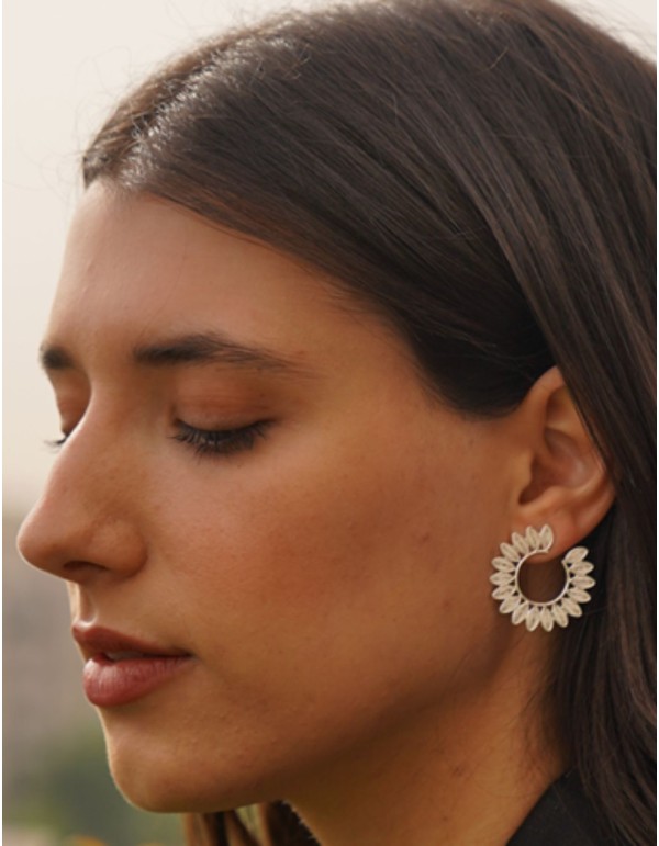 Petites boucles d'oreilles en forme de spirale