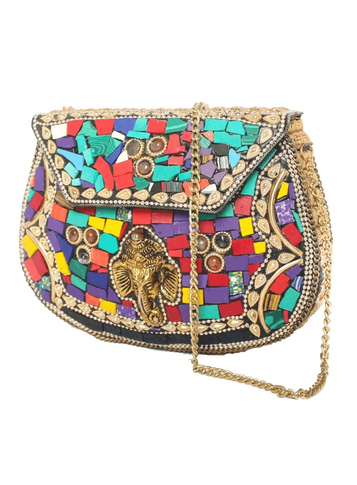 Indian Chest Bag Lauren Lynn London Accessories - 3