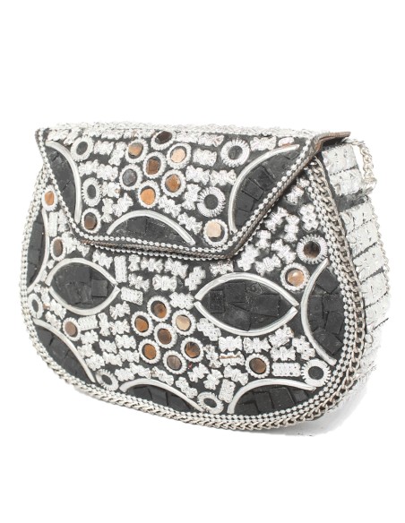 Bolso Cofre metal Noir Lauren Lynn London Accessories - 1