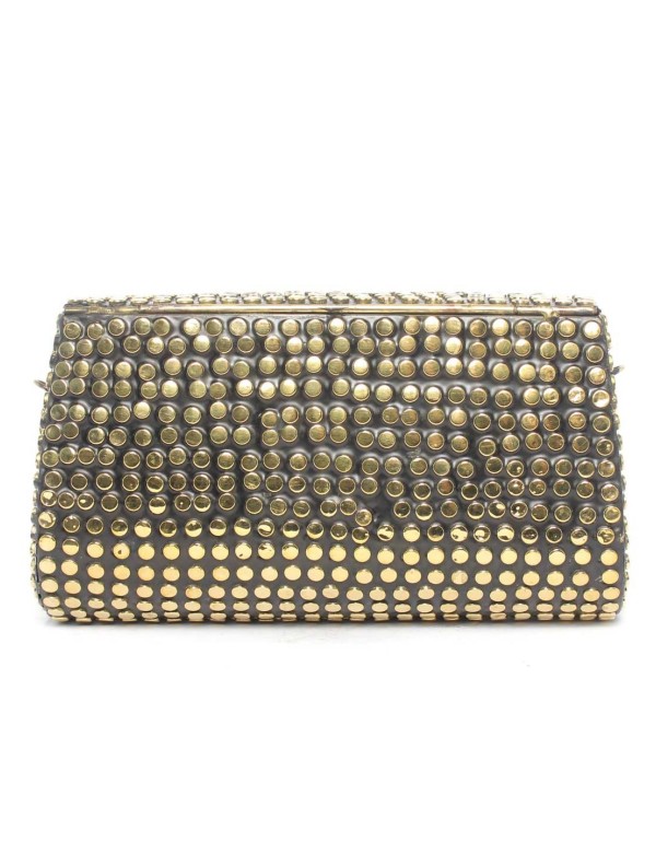 Bolso Cofre rectangular con abanicos 2