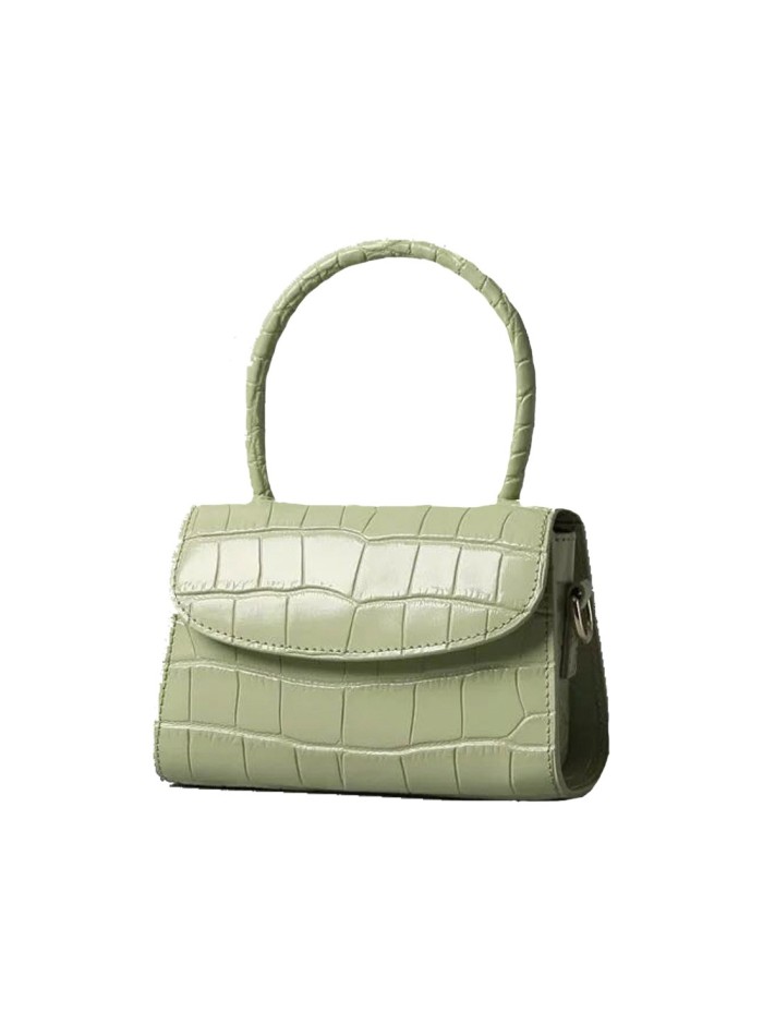 Bolso de mano mini piel verde de Susana Kumar