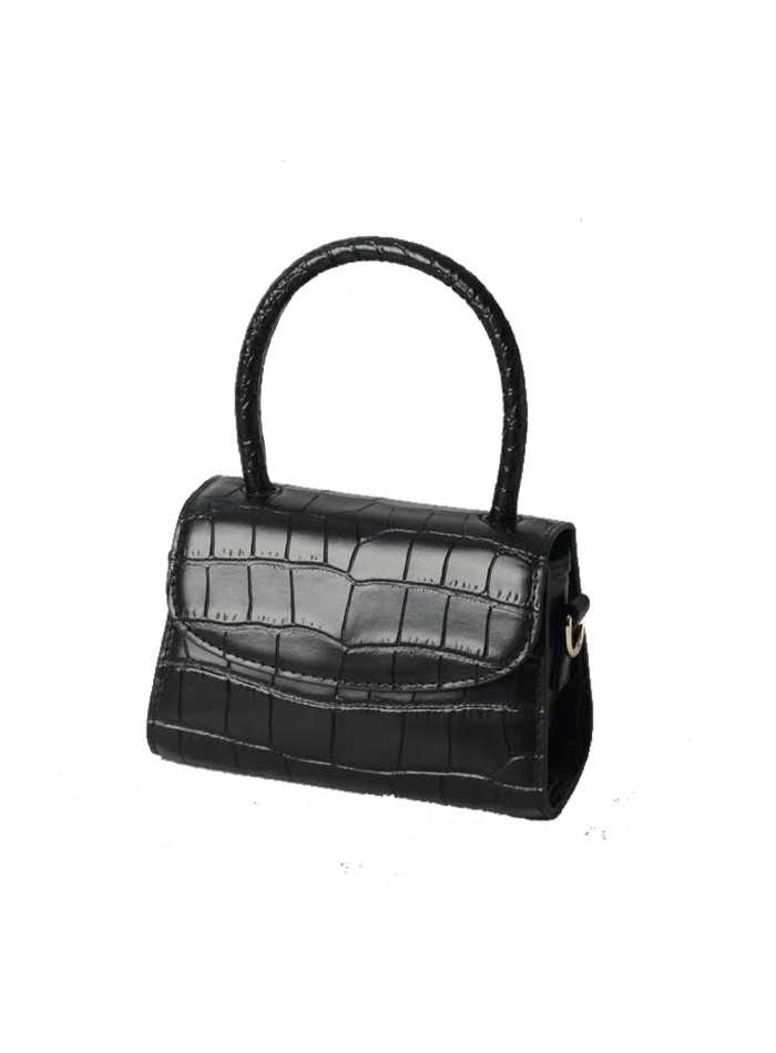 Bolso de mano mini piel negro Susana Kumar - 1