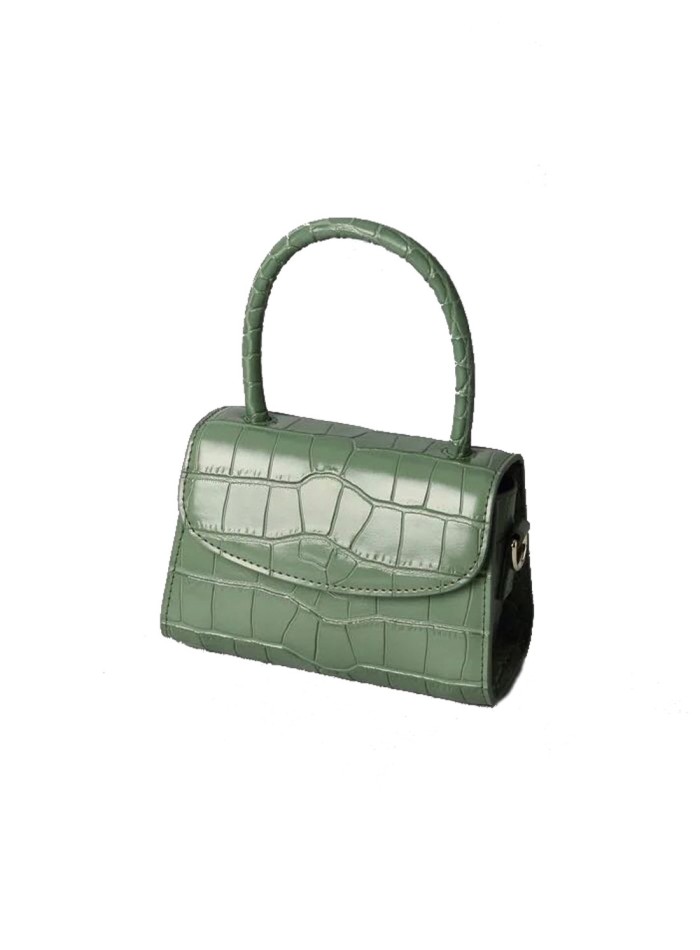 Bolso de mano mini piel verde Susana Kumar - 1