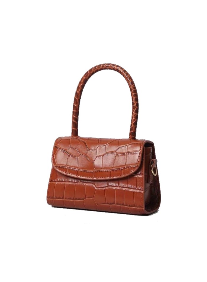 Brown mini leather handbag Susana Kumar - 1