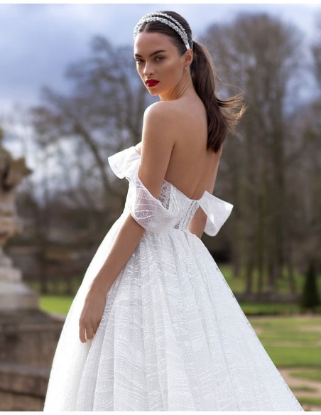 Diadema doble de pedrería para novia-2 Diadema doble de pedrería para novia-2