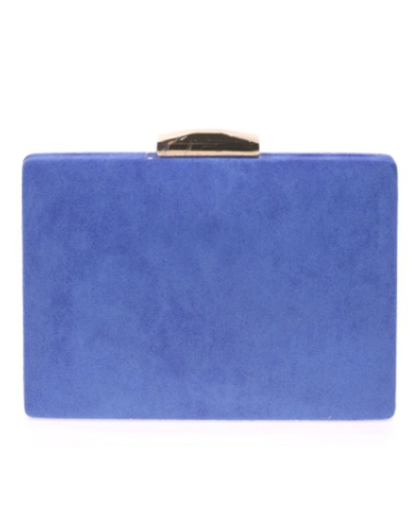 Bolso de antelina con cierre metalizado dorado Lauren Lynn London Accessories - 4 