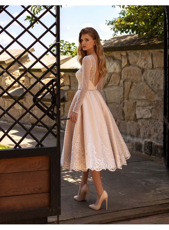 Plus Size - Rayon Pink Net Midi Dress with side pockets – Fashiana