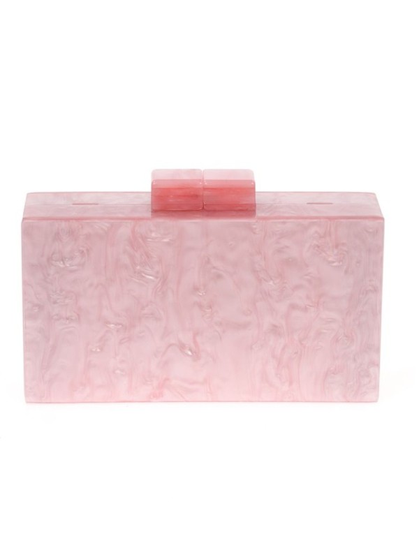 Bolso de fiesta nacarado rosa 2