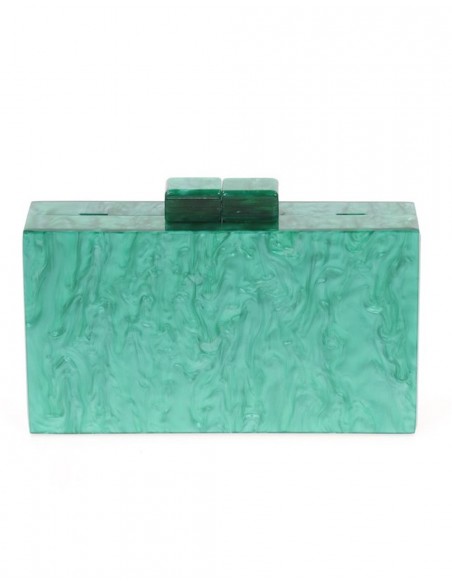Bolso de fiesta nacarado verde Bolso de fiesta nacarado verde
