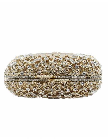 Jewellery clutch bag made with Swarovski crystals and butterflies Lauren Lynn London Accessories - 3  Jewellery clutch bag made with Swarovski crystals and butterflies Lauren Lynn London Accessories - 3