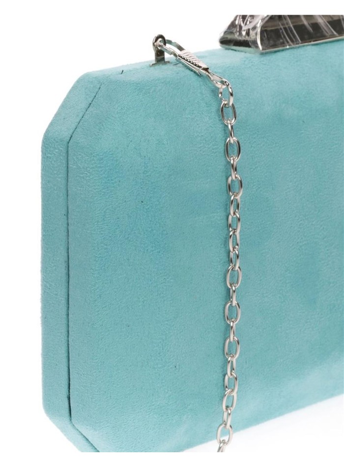 Bolso de antelina octogonal con cierre metalizado Lauren Lynn London Accessories - 13