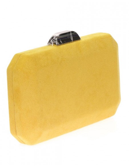 Bolso de antelina octogonal con cierre metalizado Lauren Lynn London Accessories - 16 