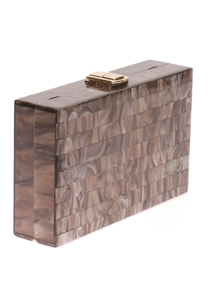 Bolso de fiesta nacarado rectangular - varios colores Lauren Lynn London Accessories - 7 