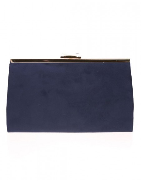 Suede party clutch with rhinestone fastening Lauren Lynn London Accessories - 6  Suede party clutch with rhinestone fastening Lauren Lynn London Accessories - 6