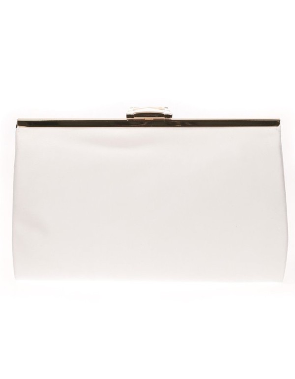 Cartera de fiesta antelina y cierre pedrería Lauren Lynn London Accessories - 7 