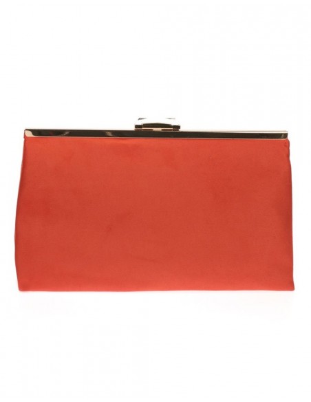 Suede party clutch with rhinestone fastening Lauren Lynn London Accessories - 21  Suede party clutch with rhinestone fastening Lauren Lynn London Accessories - 21