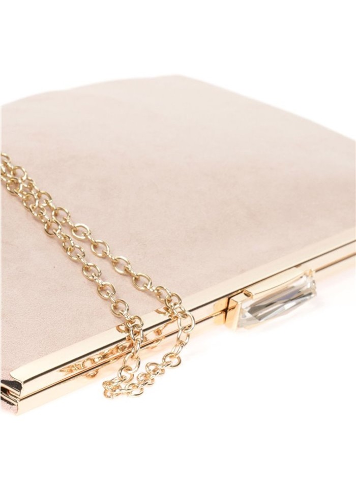 Cartera de fiesta antelina y cierre pedrería Lauren Lynn London Accessories - 33 