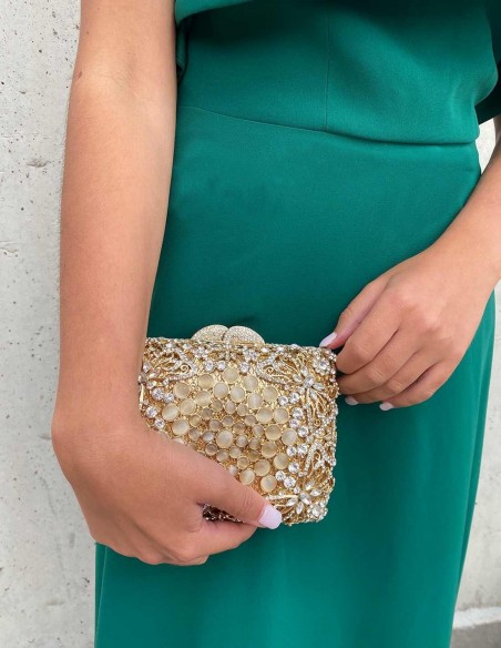 Jewellery clutch bag made with Swarovski crystals and butterflies for guests Jewellery clutch bag made with Swarovski crystals and butterflies for guests