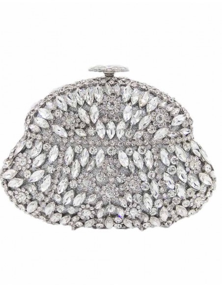 Jeweled clutch bag in the shape of an antique purse-6 Jeweled clutch bag in the shape of an antique purse-6