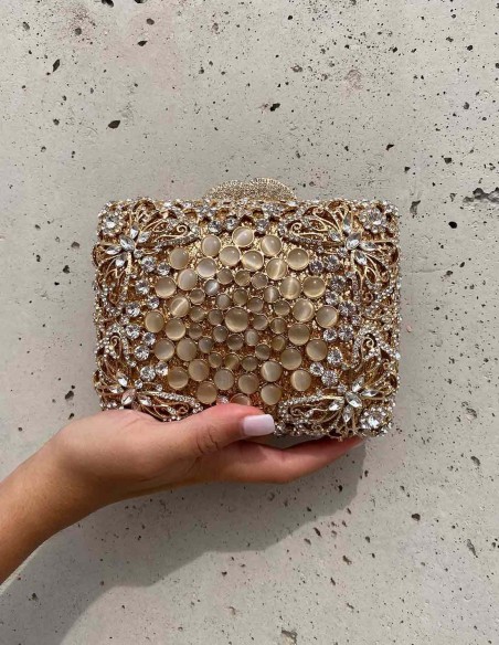 Jewellery clutch bag made with Swarovski crystals and butterflies Lauren Lynn London Accessories - 7  Jewellery clutch bag made with Swarovski crystals and butterflies Lauren Lynn London Accessories - 7