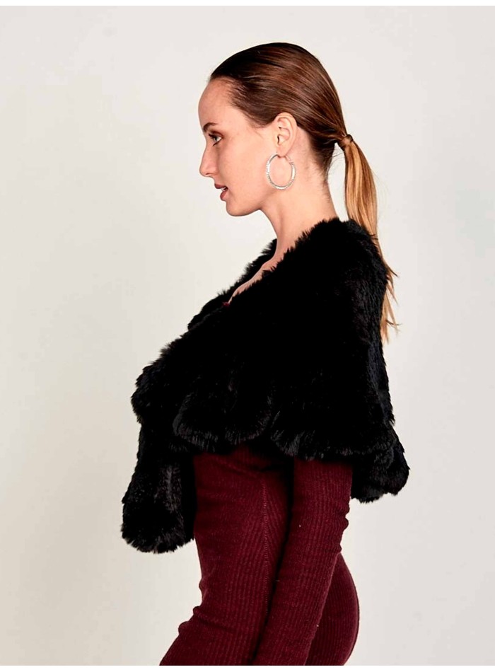 Estola pelo de conejo larga - varios colores Lauren Lynn London Accessories - 3