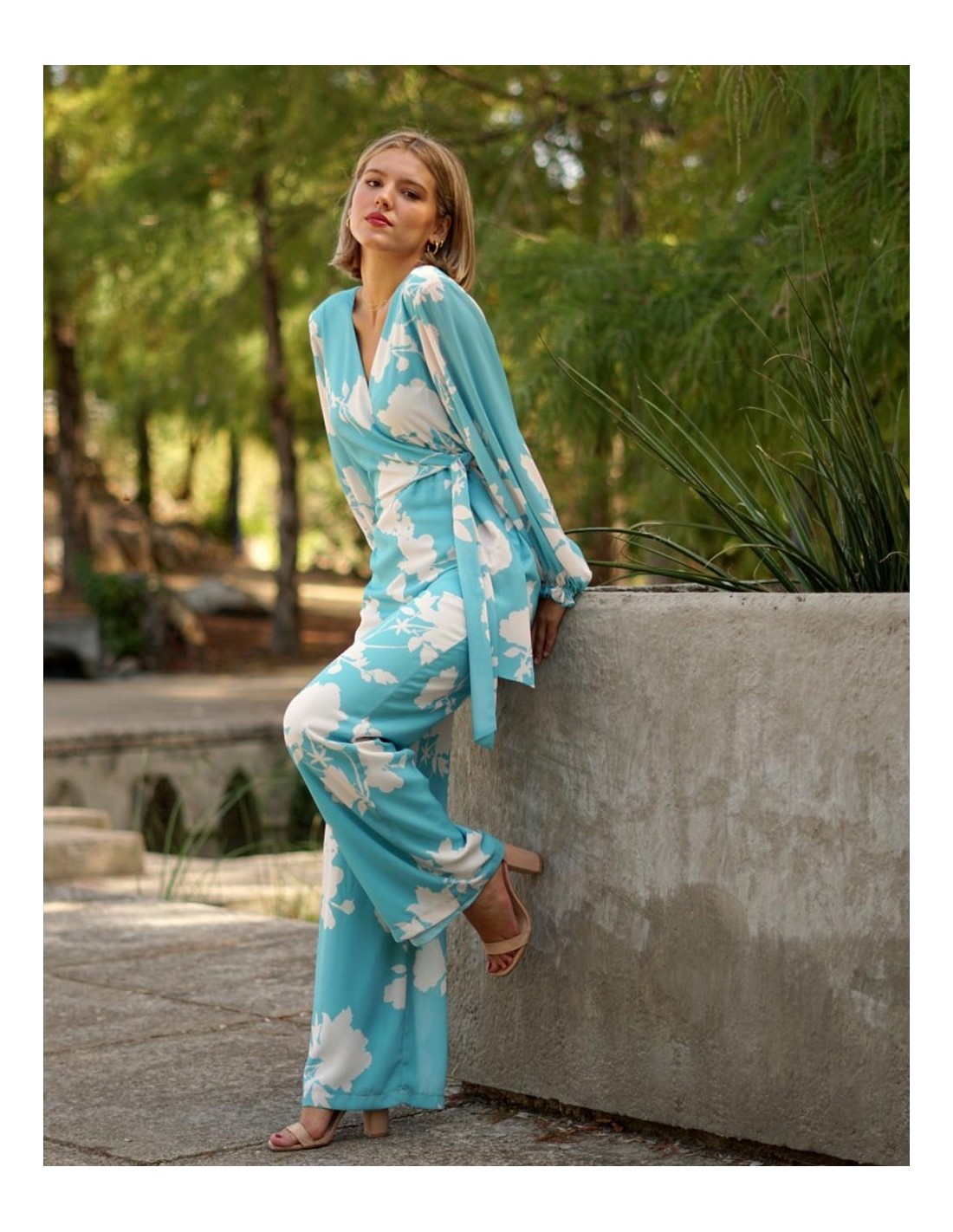 formal floral jumpsuit