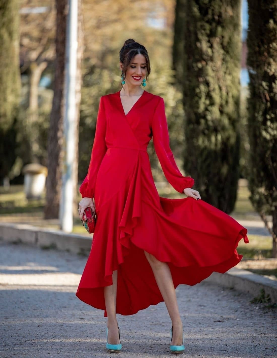 Vestido de fiesta rojo para invitadas | INVITADISIMA