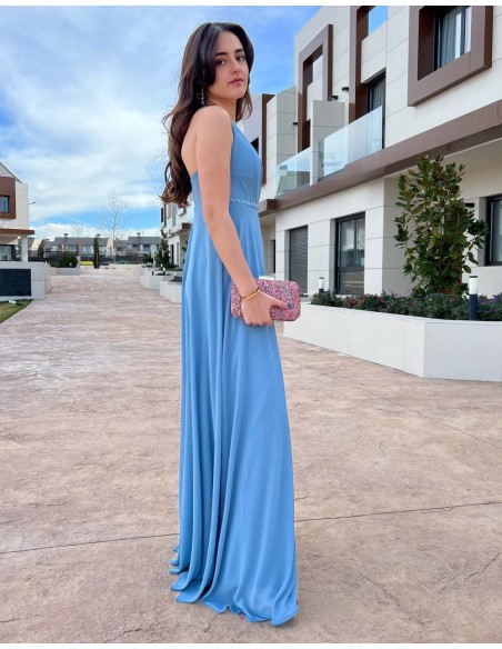 Long party dress with rhinestone detailing Lauren Lynn London - 4  Long party dress with rhinestone detailing Lauren Lynn London - 4