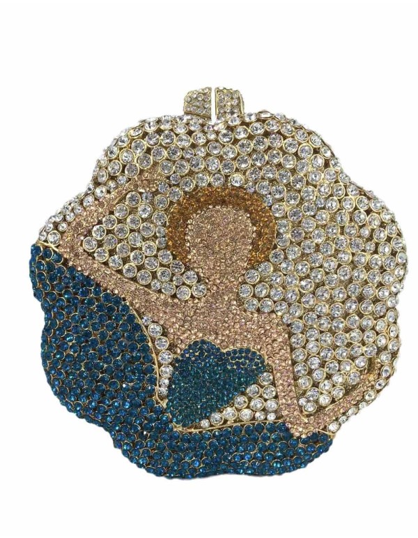 Bolso de fiesta joya con detalle de bailarina Lauren Lynn London Accessories - 1