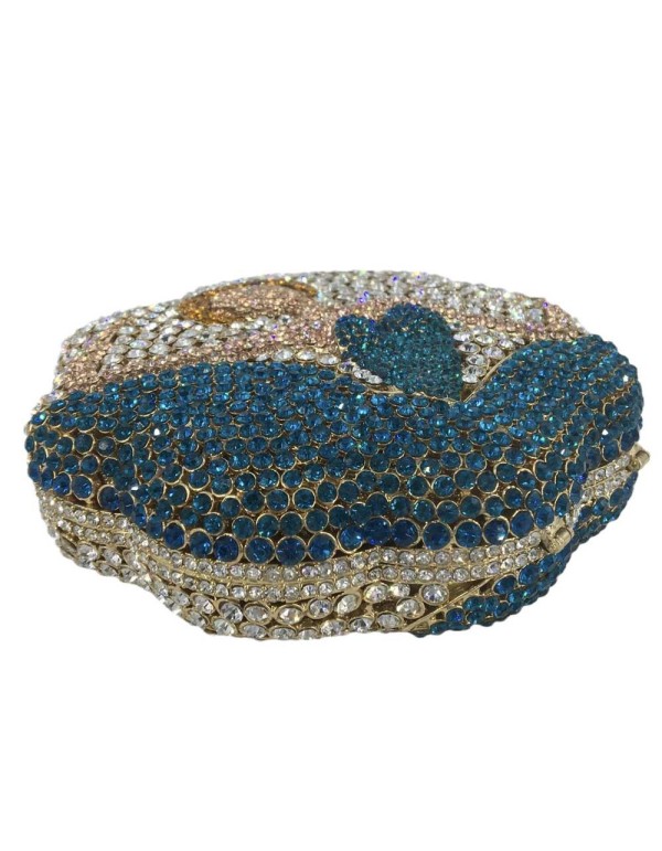 Bolso de fiesta joya con detalle de bailarina Lauren Lynn London Accessories - 1  2