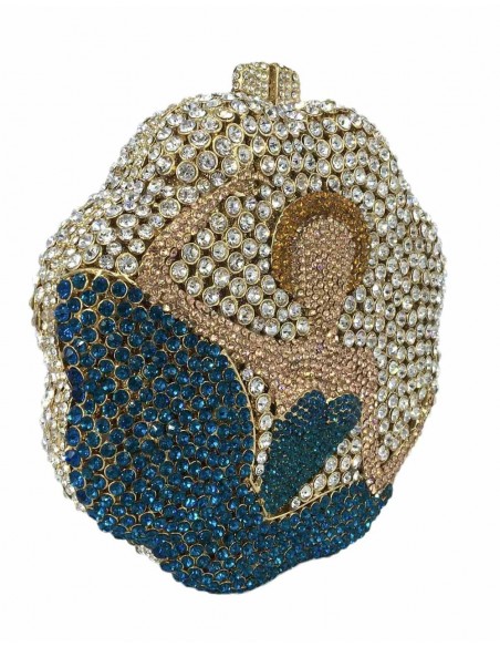 Jeweled party bag with ballerina detail Lauren Lynn London Accessories - 3  Jeweled party bag with ballerina detail Lauren Lynn London Accessories - 3