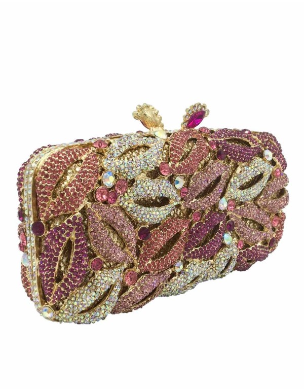 Bolso de mano joya rectangular con besos Lauren Lynn London Accessories - 2