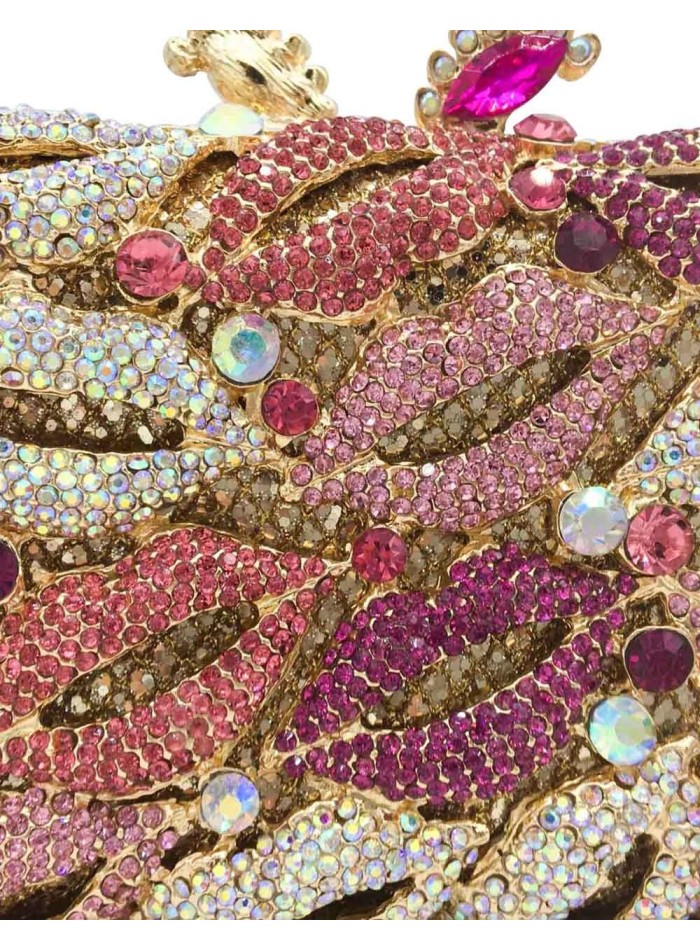 Bolso de mano joya rectangular con besos Lauren Lynn London Accessories - 4