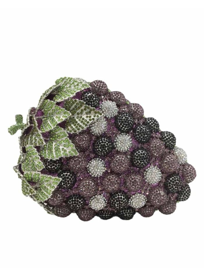 Bolso de mano joya con forma de racimo de uvas Lauren Lynn London Accessories - 1 