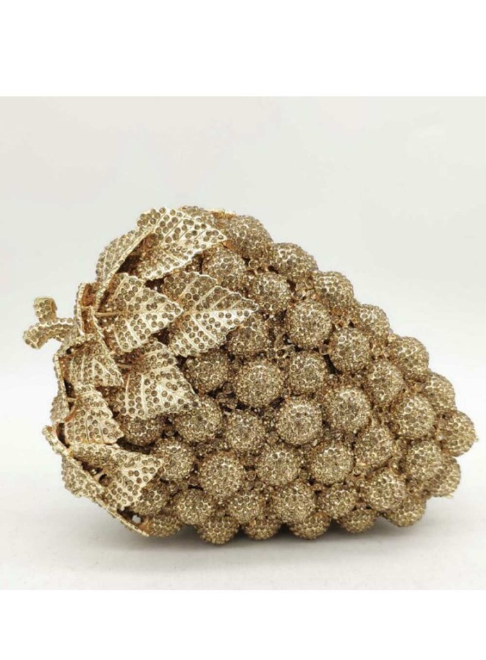 Bolso de mano joya con forma de racimo de uvas Lauren Lynn London Accessories - 1 