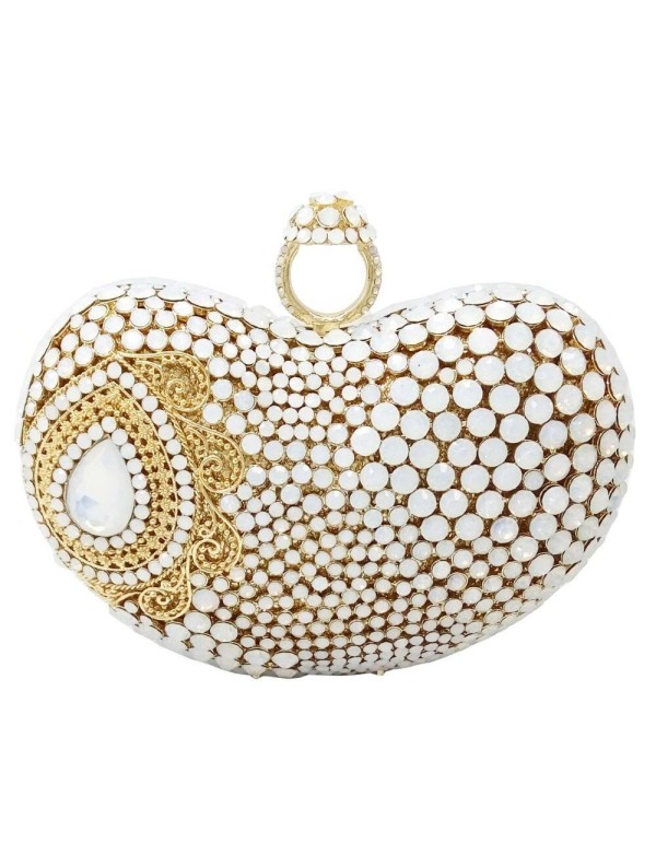 Bolso de mano joya con cristales para invitadas y novias Lauren Lynn London Accessories - 1