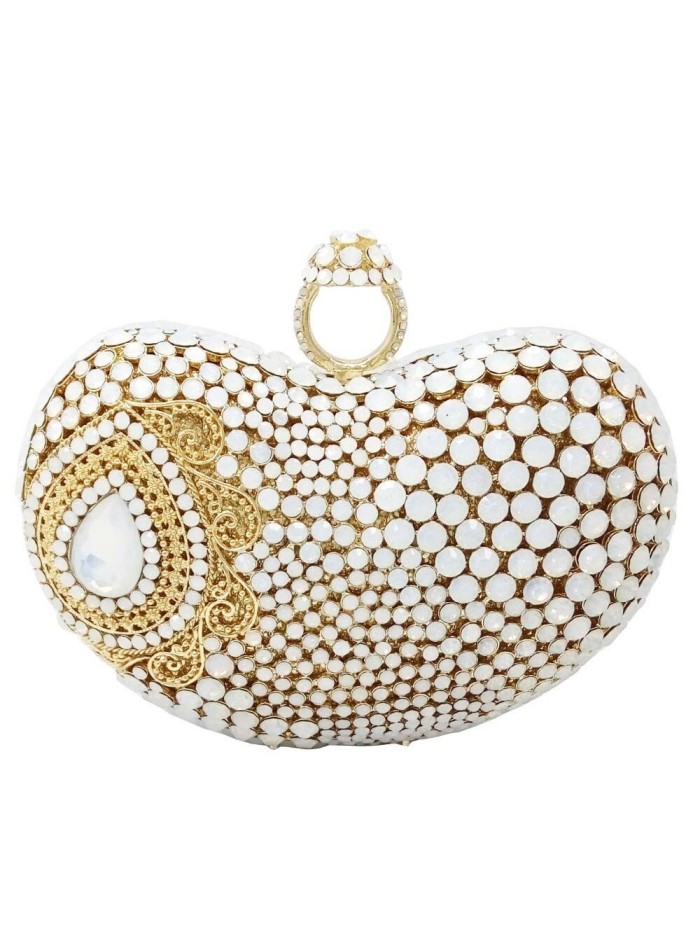 Bolso de mano joya con cristales para invitadas y novias Lauren Lynn London Accessories - 1 
